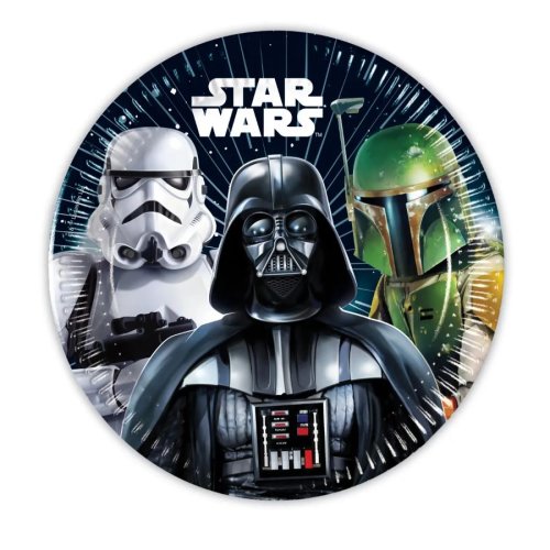 8 Plates Star Wars 19cm 8 Plates Star Wars 19cm