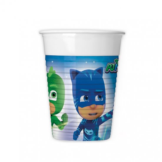 8 Plastic Cups PJ Masks 200ml