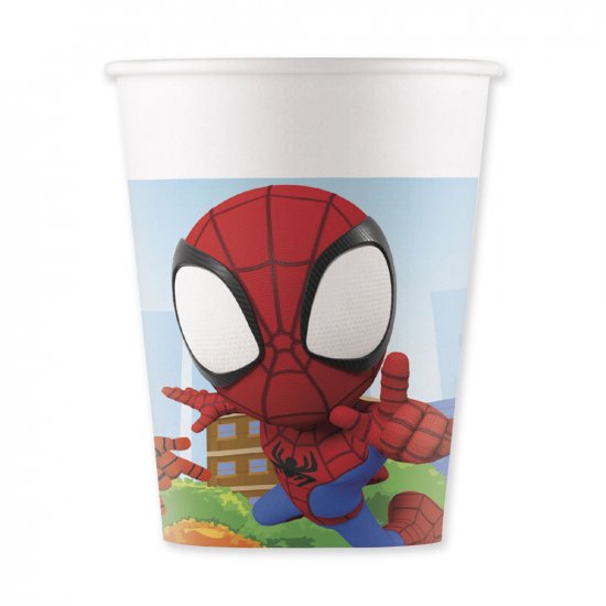 8 Paper Cups Spidey and Friends 200ml