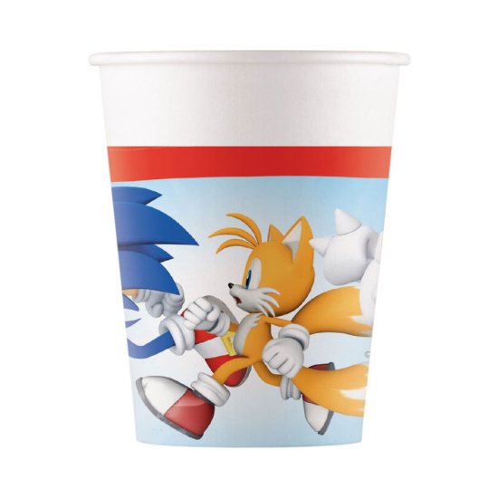 8 Paper Cups Sonic 200ml