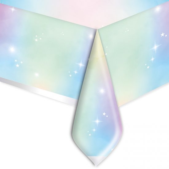 Plastic Tablecover Soft Rainbow 120x180cm