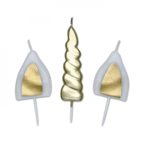 Unicorn Birthday Candles 7cm