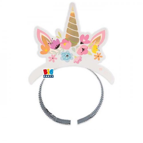 Paper Hairbands Unicorn (4pcs)