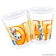 8 Plastic Cups 200ml Olaf