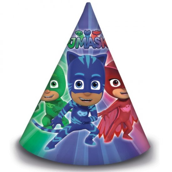 6 Party Hats PJ Masks