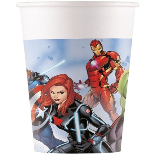 8 Paper Cups Avengers 200ml
