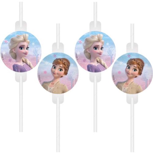 4 Paper Drinking Straws Frozen 4 Paper Drinking Straws Frozen