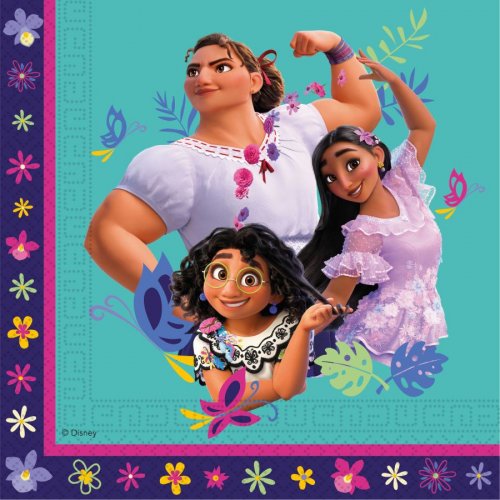 20 Napkins Encanto 33X33cm 20 Napkins Encanto 33X33cm