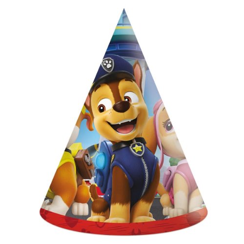 6 Party Hats Paw Patrol