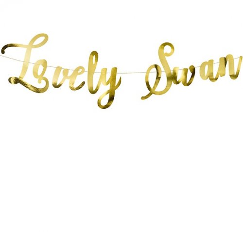 Letter Banner Lovely Swan 0.64m