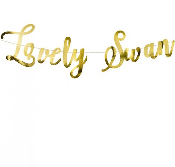 Letter Banner Lovely Swan 0.64m