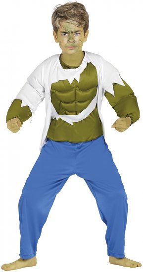 Superhero Green Muscle Costume