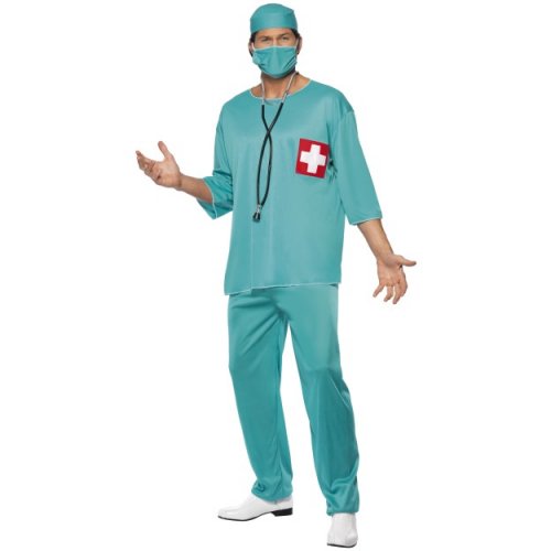 Surgeon Costume, Green Surgeon Costume, Green