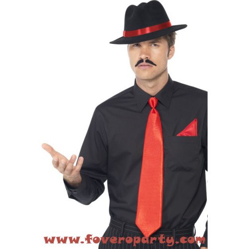 Instant Kit Gangster Tie & Handkerchiefm Hat Instant Kit Gangster Tie & Handkerchiefm Hat