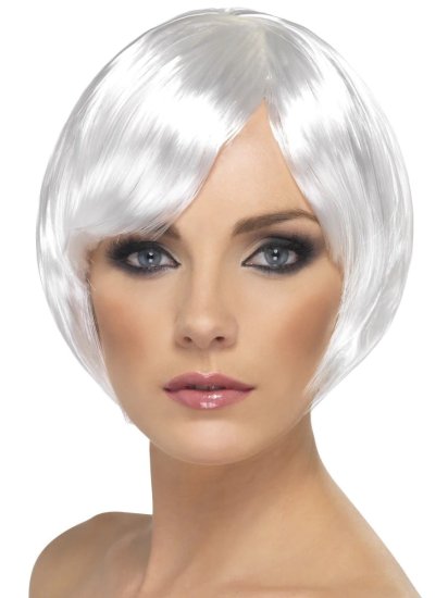 Short Wig White