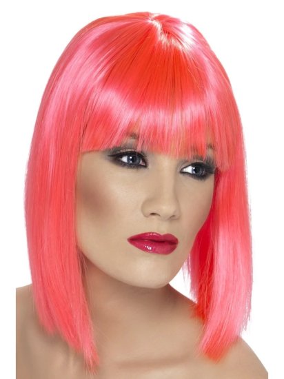 Neon Pink Wig