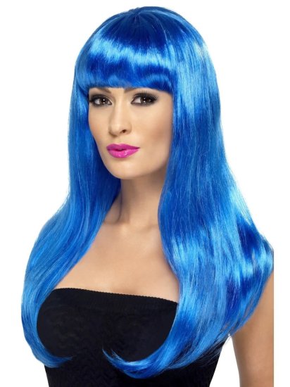 Wig Blue