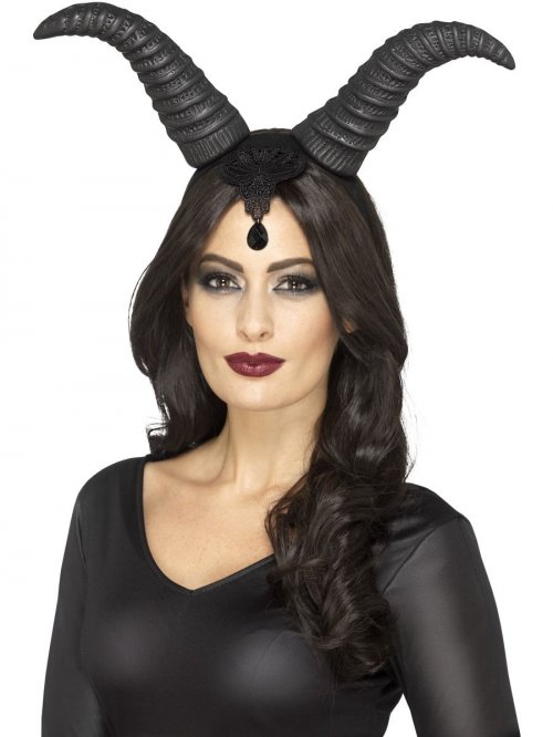 Demonic Queen Horns Headband