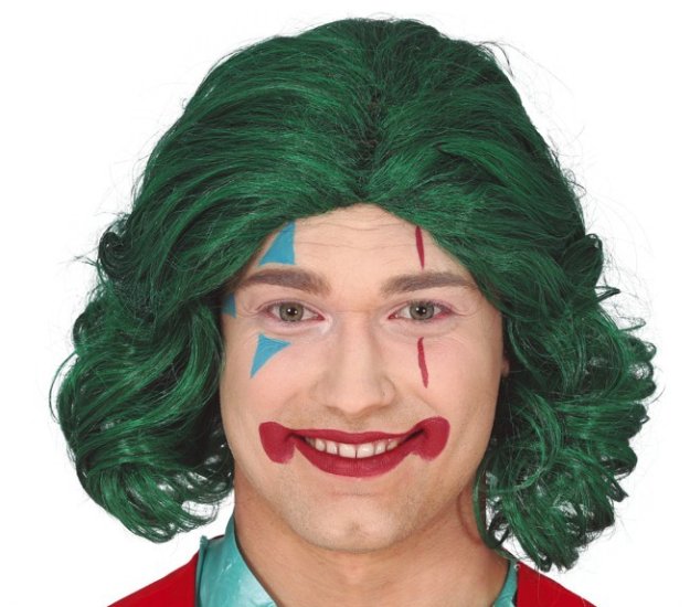 Wig Mr Smile Green