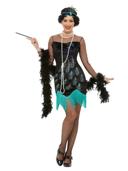 Flapper Peacock 20\'s Costume