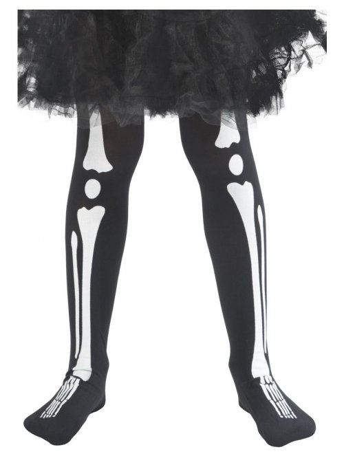 Skeleton Tights Child