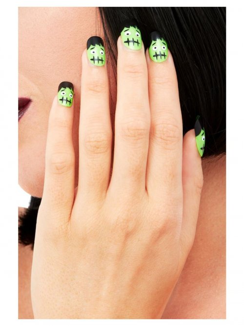 Frankenstein Nails (12pcs) Frankenstein Nails (12pcs)