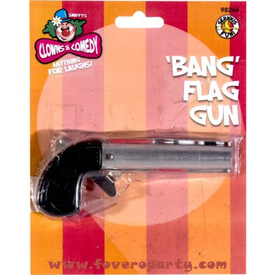 Bang Gun With Flag