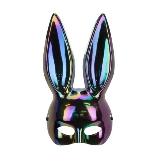 Bunny mask 16x34cm black