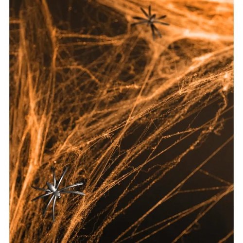 Spider Web Orange Decoration 60gr Spider Web Orange Decoration 60gr