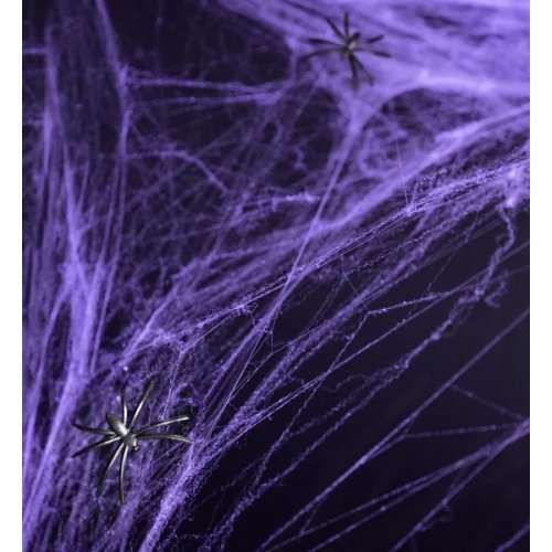 Spider Web Purple Decoration 60gr Spider Web Purple Decoration 60gr