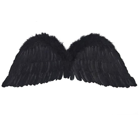 Angel\'s wings black 75 x 30cm
