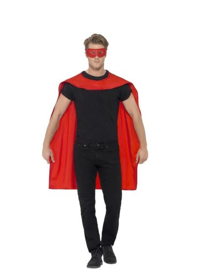 Cape & Μask Red