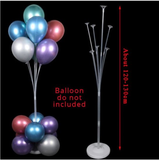 Balloon Base for 7 Balloons Height 120cm (1pc)