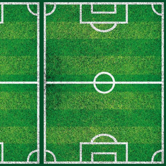 Plastic Tablecover Football 120X180cm