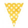 Flag Banner Yellow with dots 3.65m