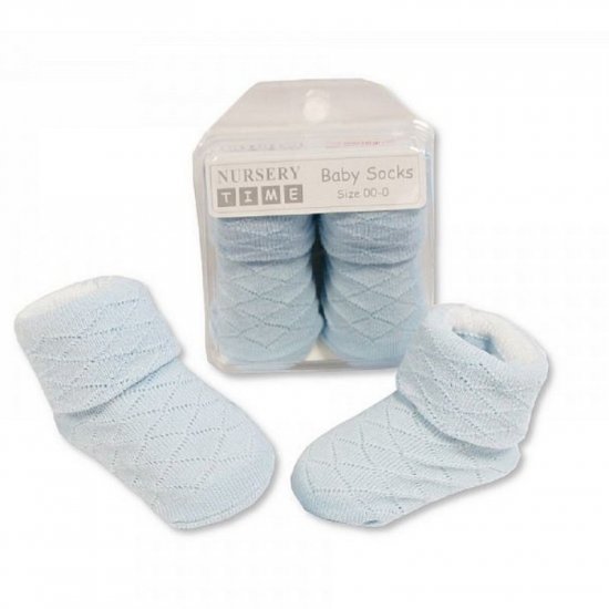 Baby Socks in a Box Blue