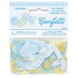 Confetti Light Blue Baby Shower