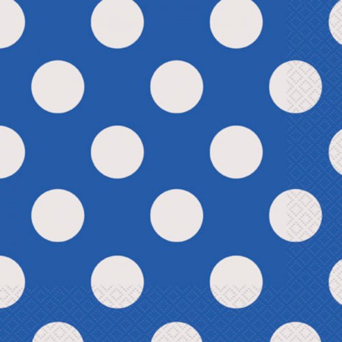 16 Napkins Blue dots 16 Napkins Blue dots