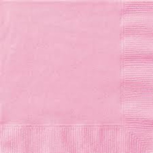 20 Napkins Pink 33X33cm 20 Napkins Pink 33X33cm
