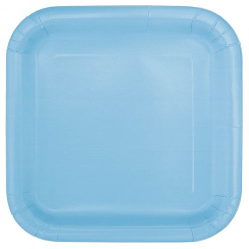 14 Paper Plates Light Blue 23cm 14 Paper Plates Light Blue 23cm