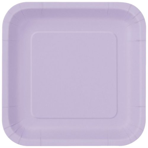 14 Paper Plates Lavender 23cm 14 Paper Plates Lavender 23cm