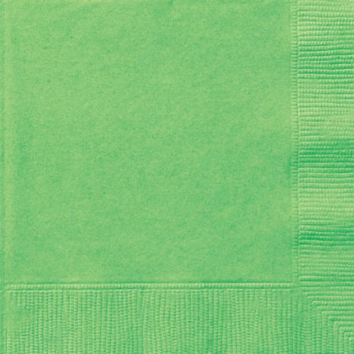 20 Napkins Lime green 33X33cm 20 Napkins Lime green 33X33cm