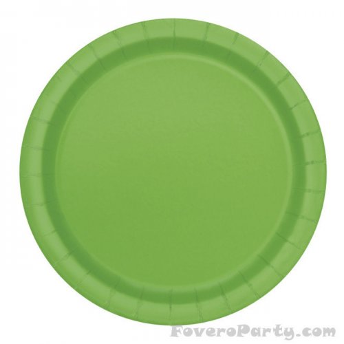 16 Paper Plates Lime green 22cm 16 Paper Plates Lime green 22cm