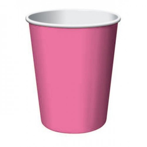 14 Paper Cups Fuchsia 260ml