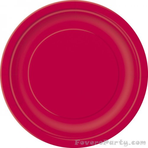 16 Paper Plates Red 22cm 16 Paper Plates Red 22cm