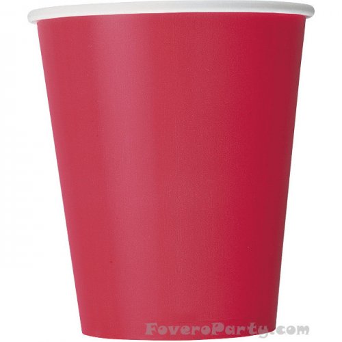 14 Paper Cups Red 260ml 14 Paper Cups Red 260ml