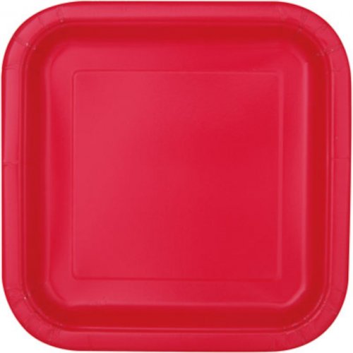 14 Paper Plates Red 23cm 14 Paper Plates Red 23cm