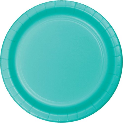 16 Paper Plates Teal 22cm 16 Paper Plates Teal 22cm