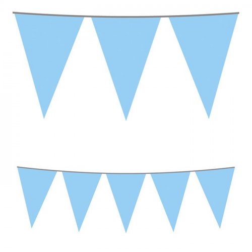 Plastic Flag Banner Light Blue 5m Plastic Flag Banner Light Blue 5m