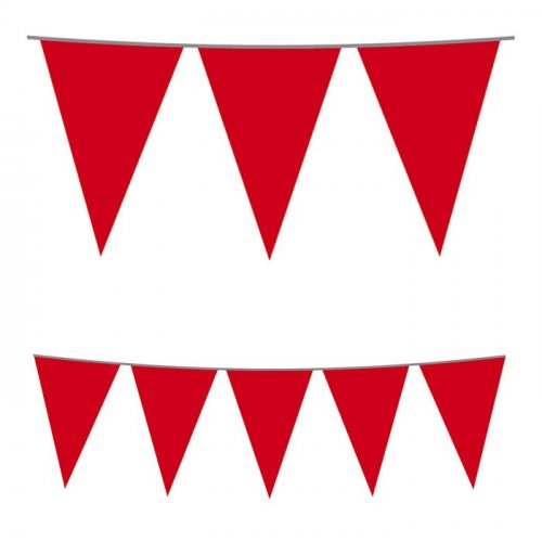 Plastic Flag Banner Red 5m Plastic Flag Banner Red 5m